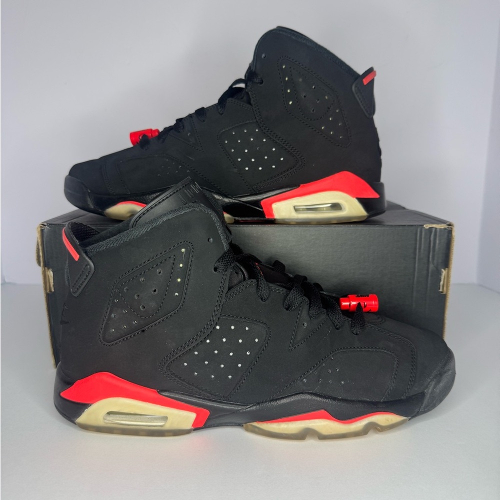 Jordan 6 Retro – Black Infrared (Size 7Y)